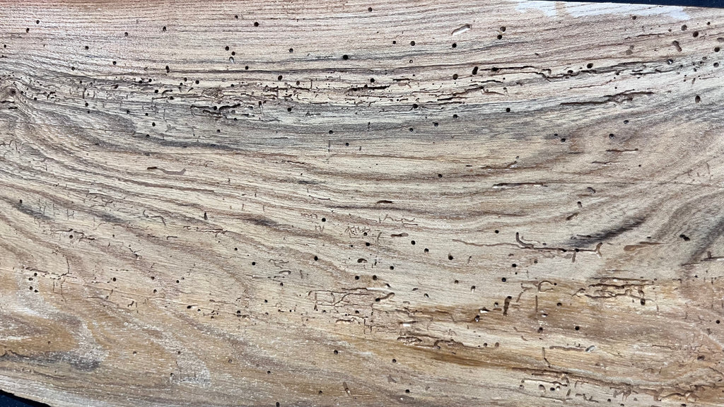Elm reclaimed, plank, 1633 L x 238 W x 39 D mm    (mt516)
