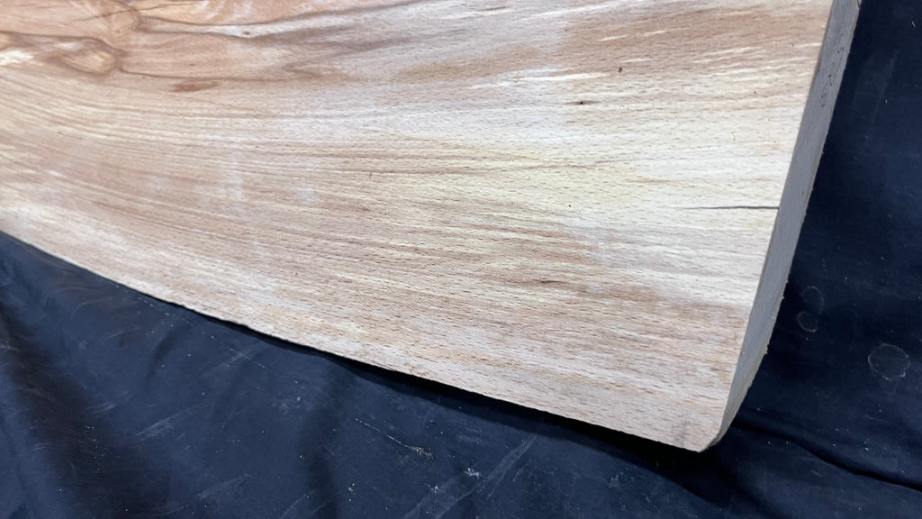 Spalted beech wood turning, tone wood, mantle 1349 L x 274 W x 43 D mm    (523)