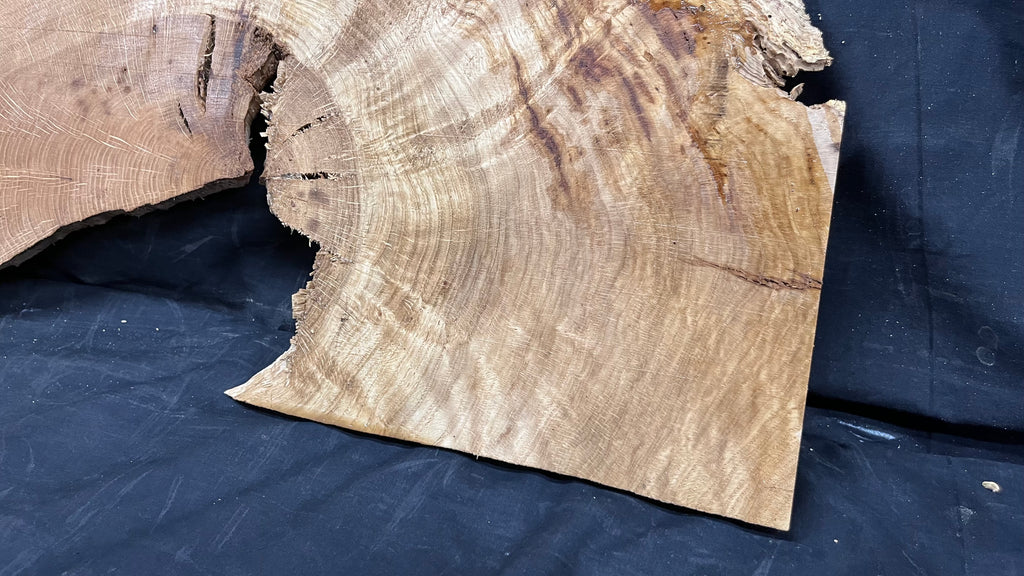 Oak resin project, craft wood shelf, 1054 L x 362 W x 17 D mm     (mf531)