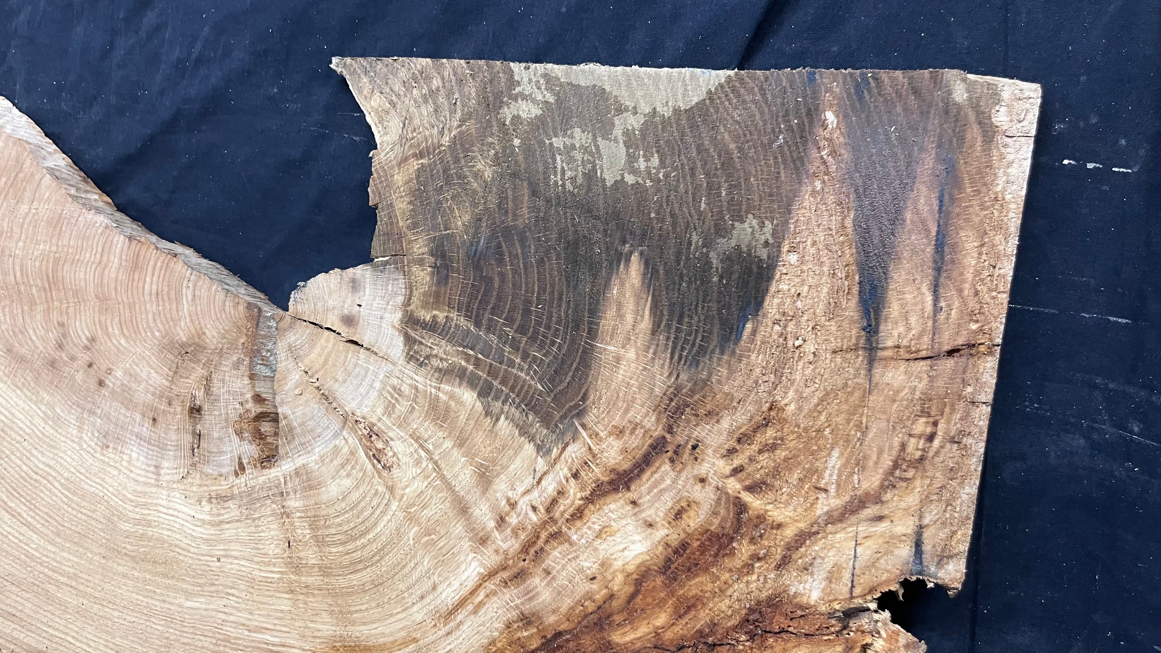 Oak resin project, craft wood shelf, 1054 L x 362 W x 17 D mm     (mf531)