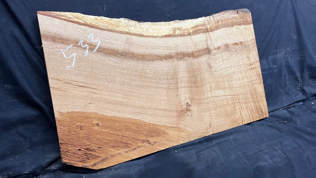 Oak resin project, craft wood shelf, 792 L x 457 W x 29 D mm     (mf533)