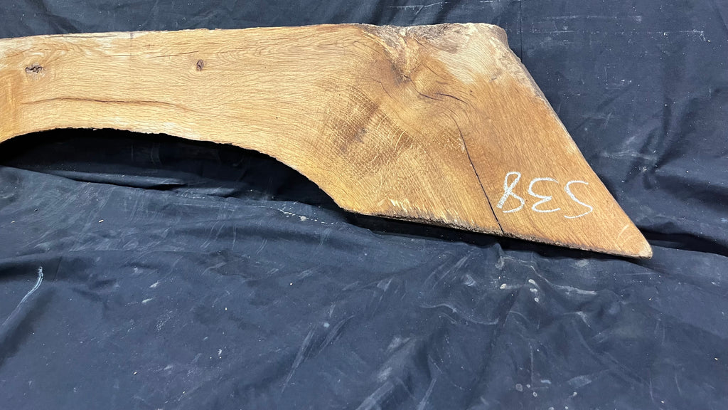 Oak beam, shelf, mantel, craft wood shelf, 1435 L x 225 W x 50 D mm     (mt538)