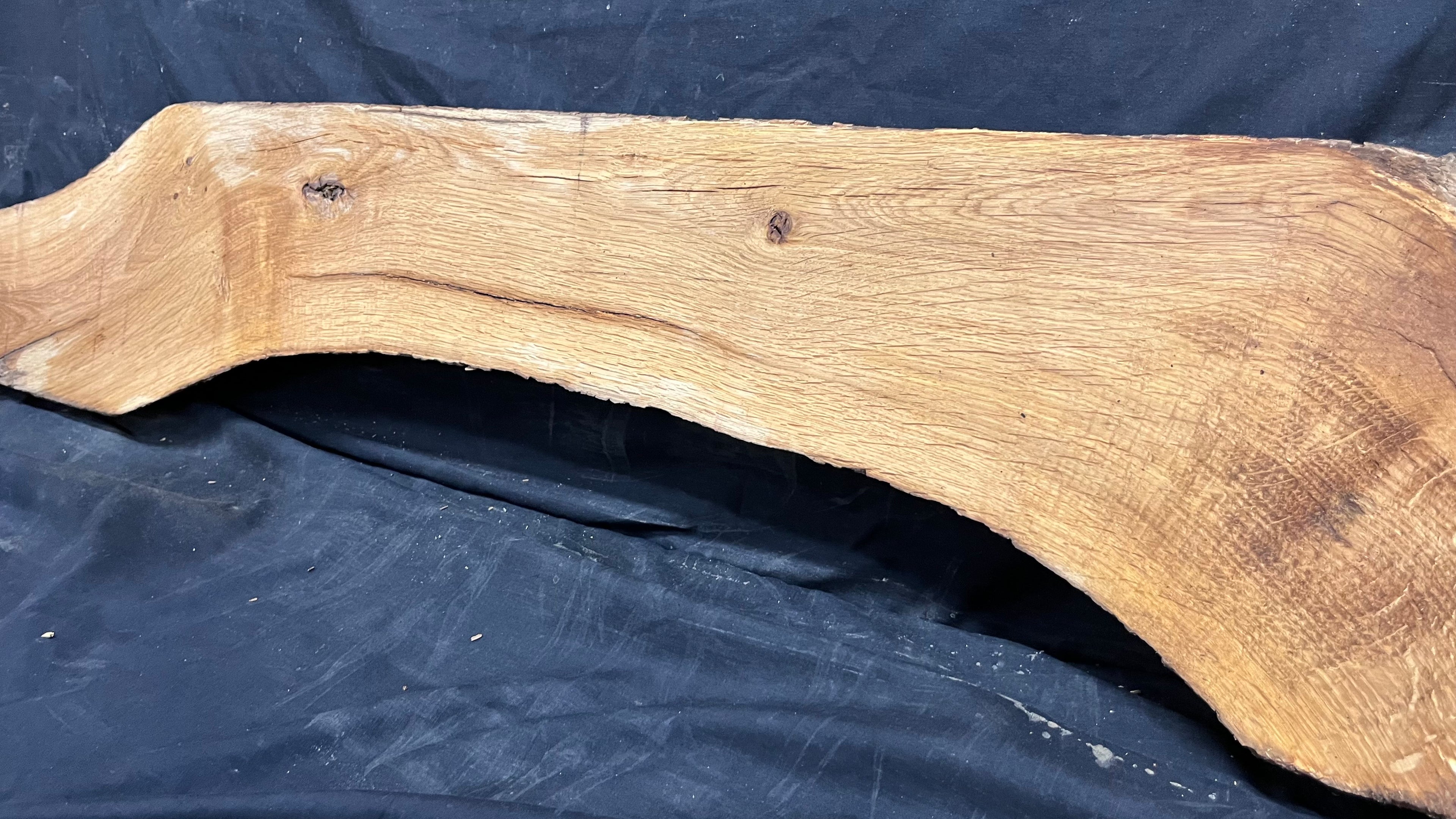 Oak beam, shelf, mantel, craft wood shelf, 1435 L x 225 W x 50 D mm     (mt538)