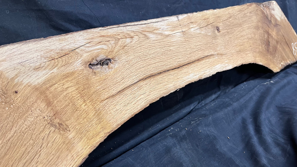 Oak beam, shelf, mantel, craft wood shelf, 1435 L x 225 W x 50 D mm     (mt538)