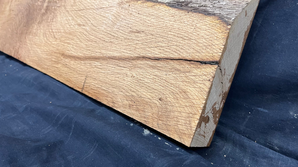 Oak, shelf, mantel, craft wood shelf, 777 L x 282 W x 46 D mm     (539)