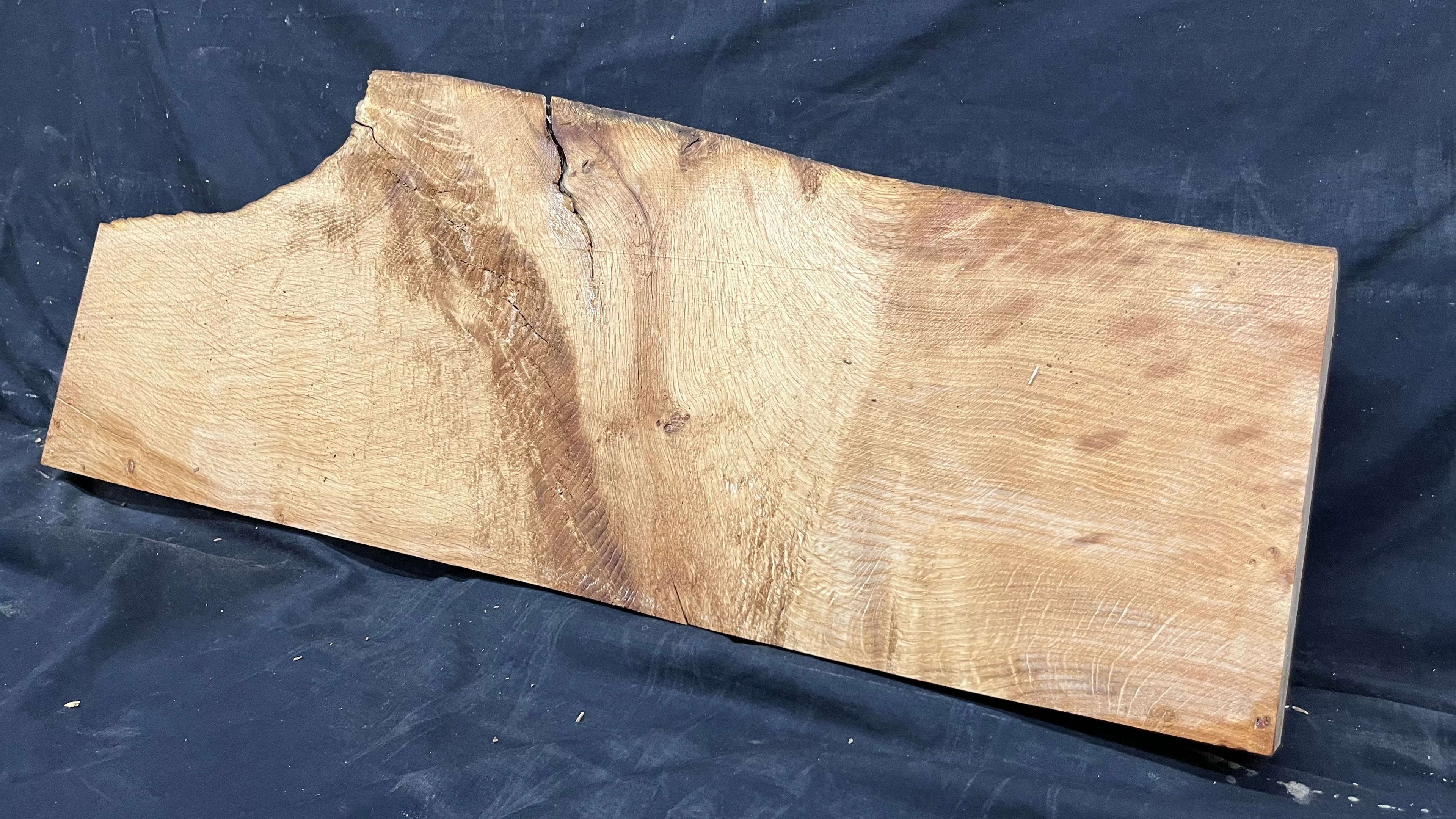 Oak, shelf, mantel, craft wood shelf, 777 L x 282 W x 46 D mm     (539)