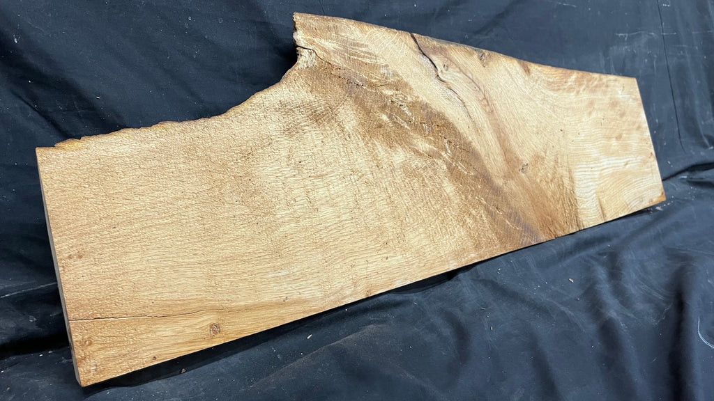 Oak, shelf, mantel, craft wood shelf, 777 L x 282 W x 46 D mm     (539)