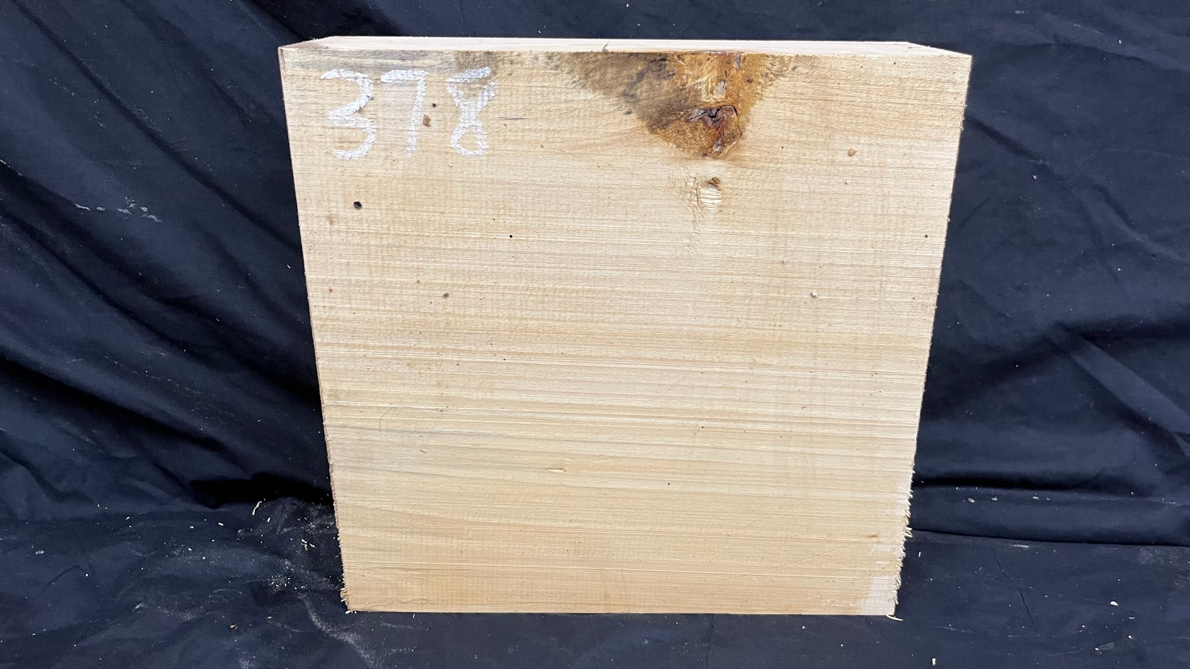 Lime wood carving block, 276 L x 273 W x 83 D mm        (378)