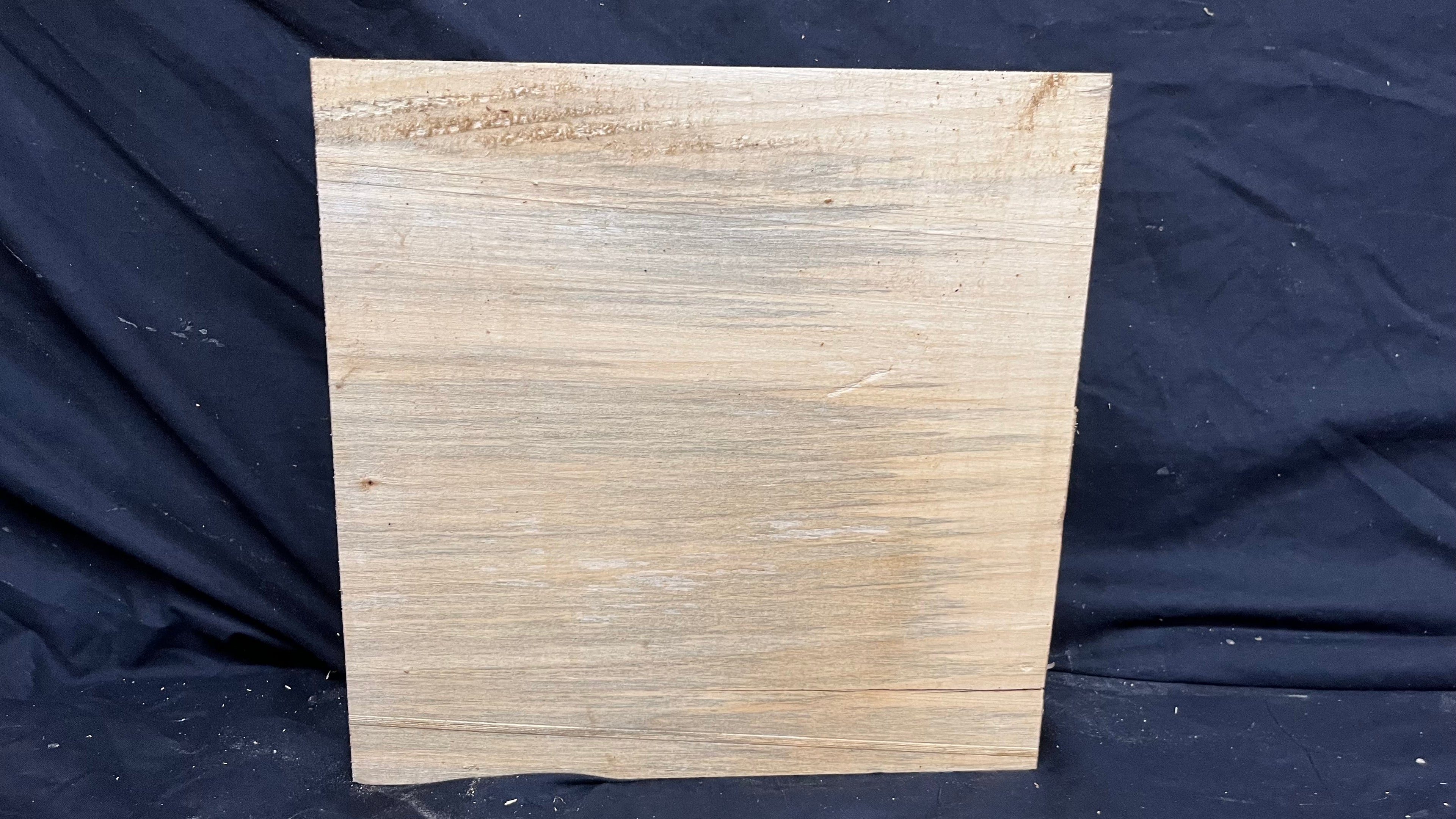 Lime wood carving block, 276 L x 273 W x 83 D mm        (378)
