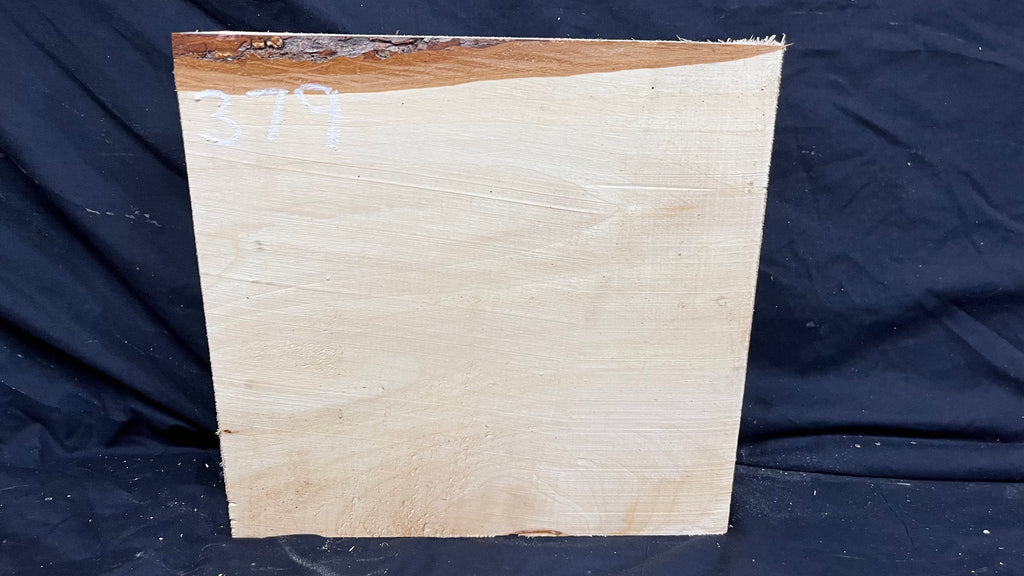 Lime wood carving block, 292 L x 278 W x 83 D mm        (379)