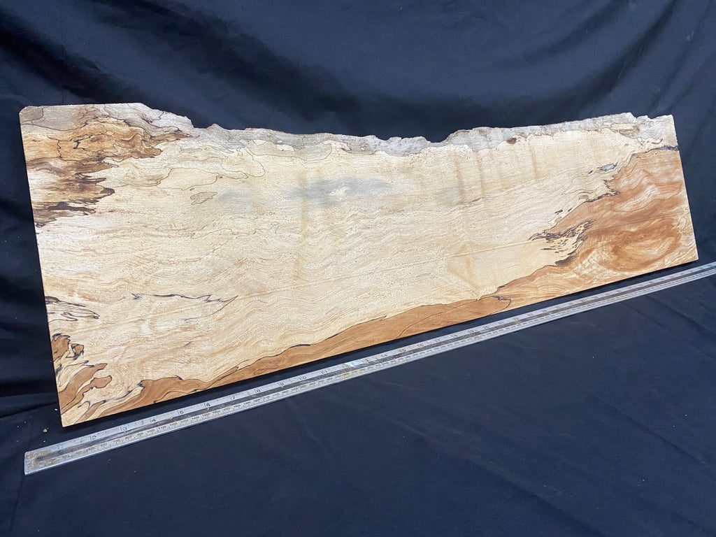 Spalted beech thin timber, box making 953 L x 289 W x 23 D mm    (329)