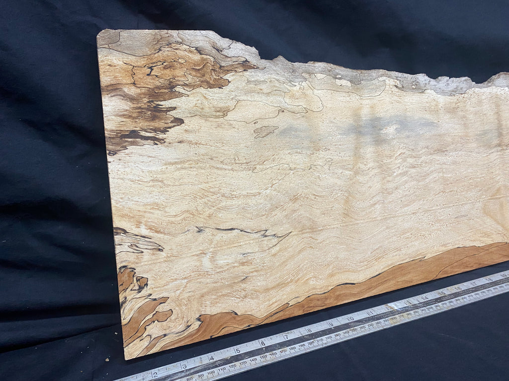 Spalted beech thin timber, box making 953 L x 289 W x 23 D mm    (329)