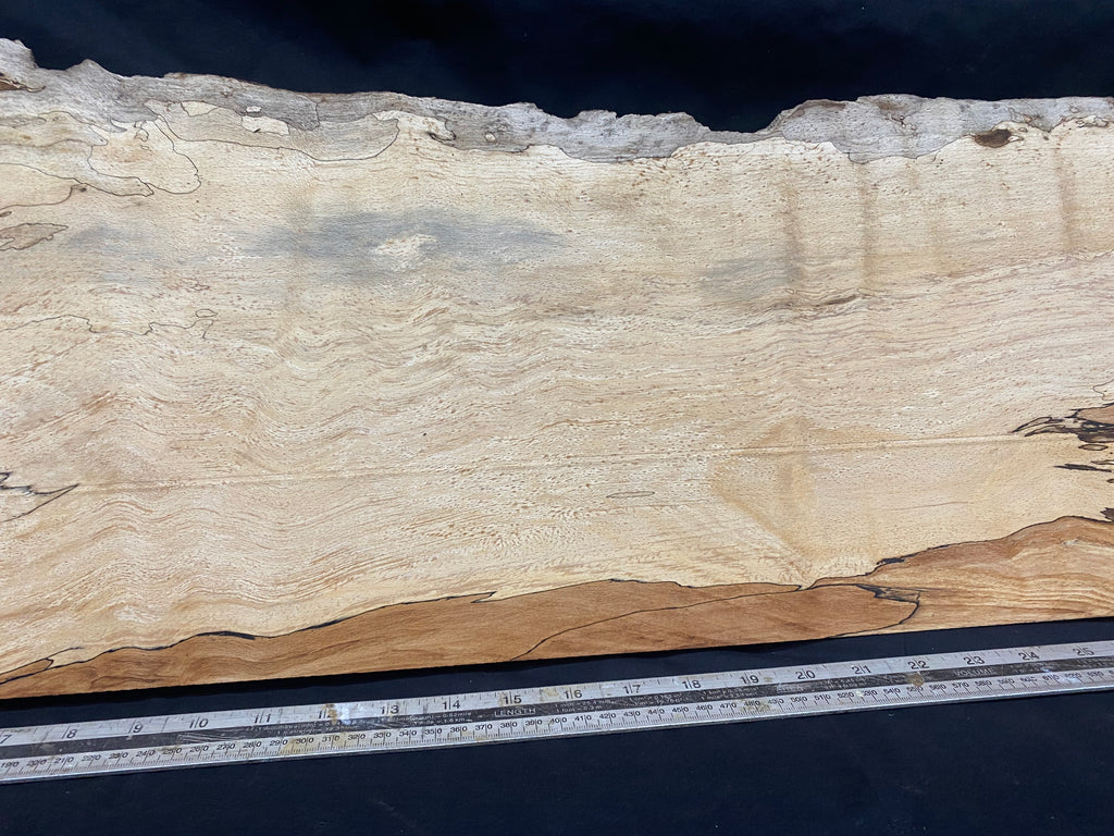Spalted beech thin timber, box making 953 L x 289 W x 23 D mm    (329)