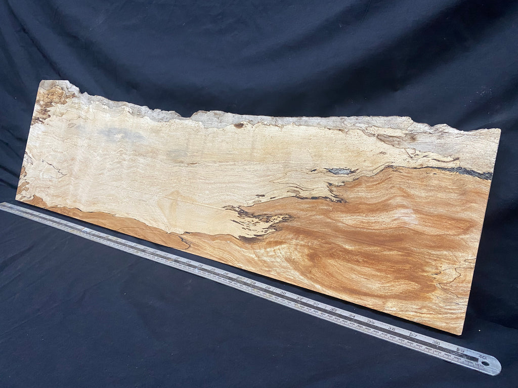Spalted beech thin timber, box making 953 L x 289 W x 23 D mm    (329)