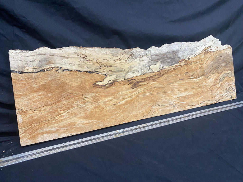 Spalted beech thin timber, box making 801 L x 267 W x 23 D mm    (330)