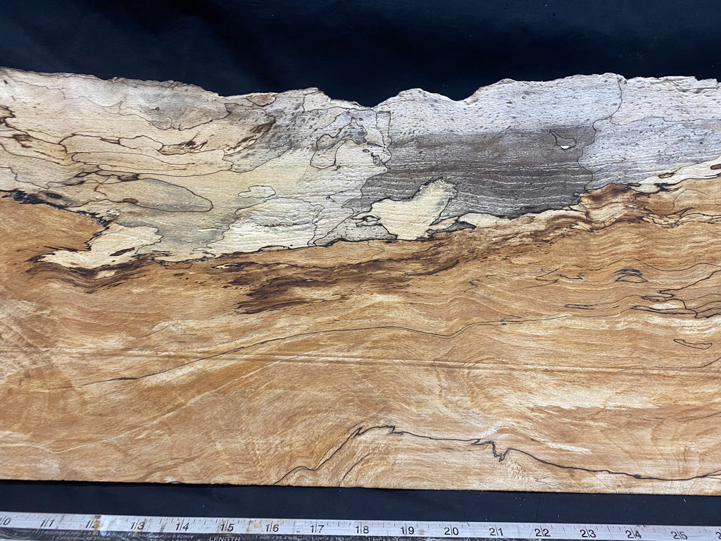 Spalted beech thin timber, box making 801 L x 267 W x 23 D mm    (330)