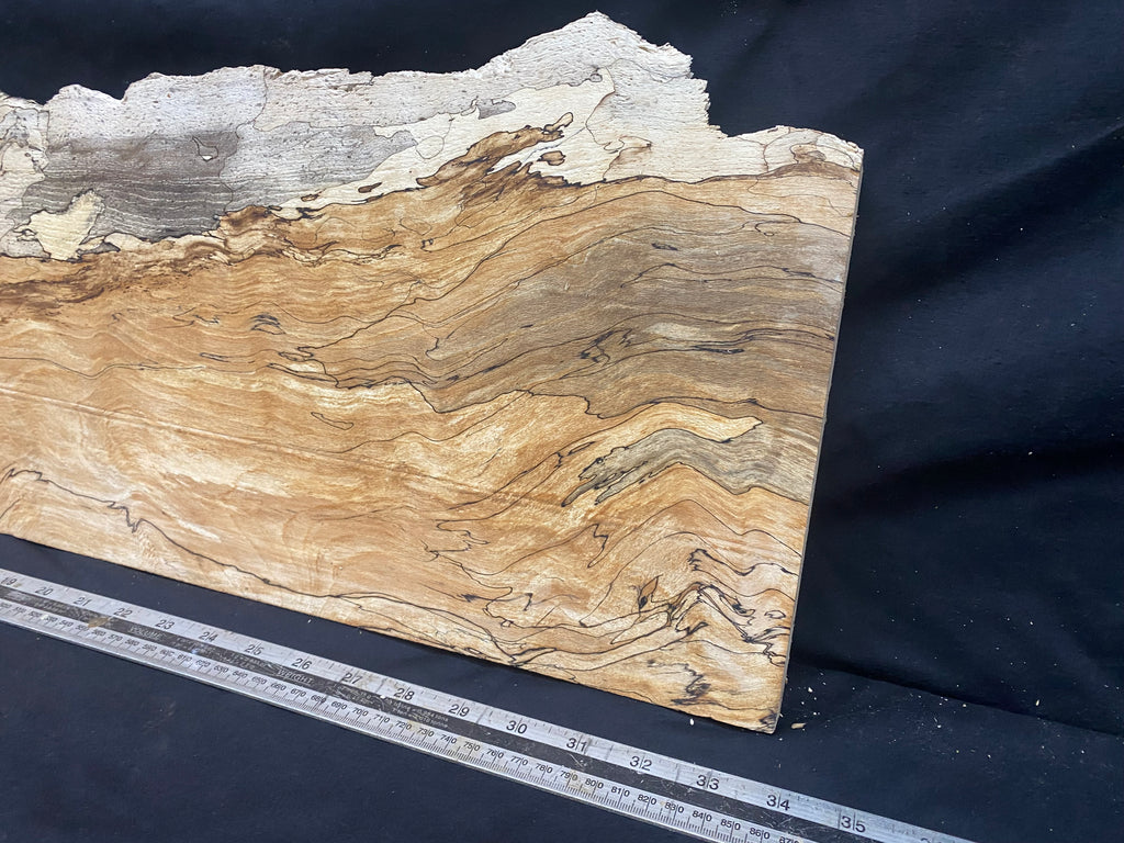 Spalted beech thin timber, box making 801 L x 267 W x 23 D mm    (330)