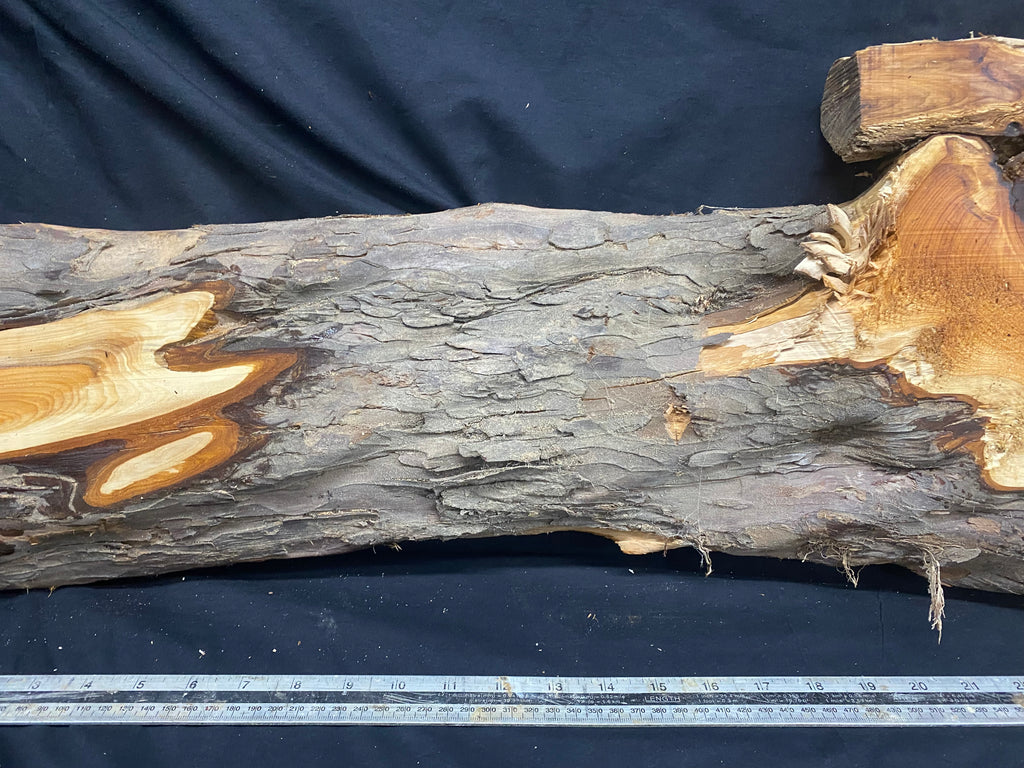 Hardwood yew, slab, resin table blank  1014 L x 280 W x 37 D mm    (335)