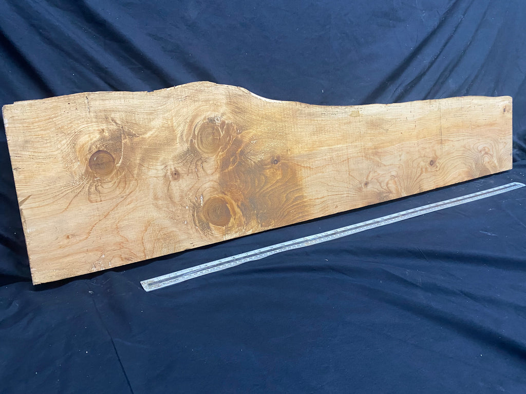 Cedar plank, shelf, 1260 L x 278 W x 43 D mm    (337)