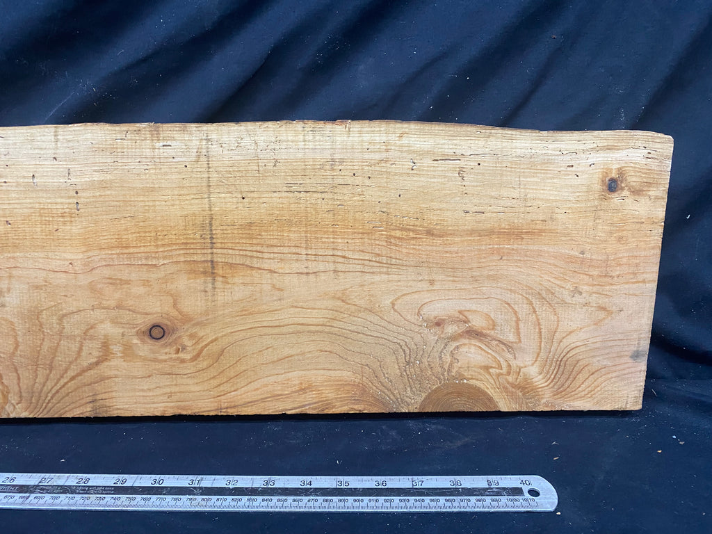 Cedar plank, shelf, 1260 L x 278 W x 43 D mm    (337)