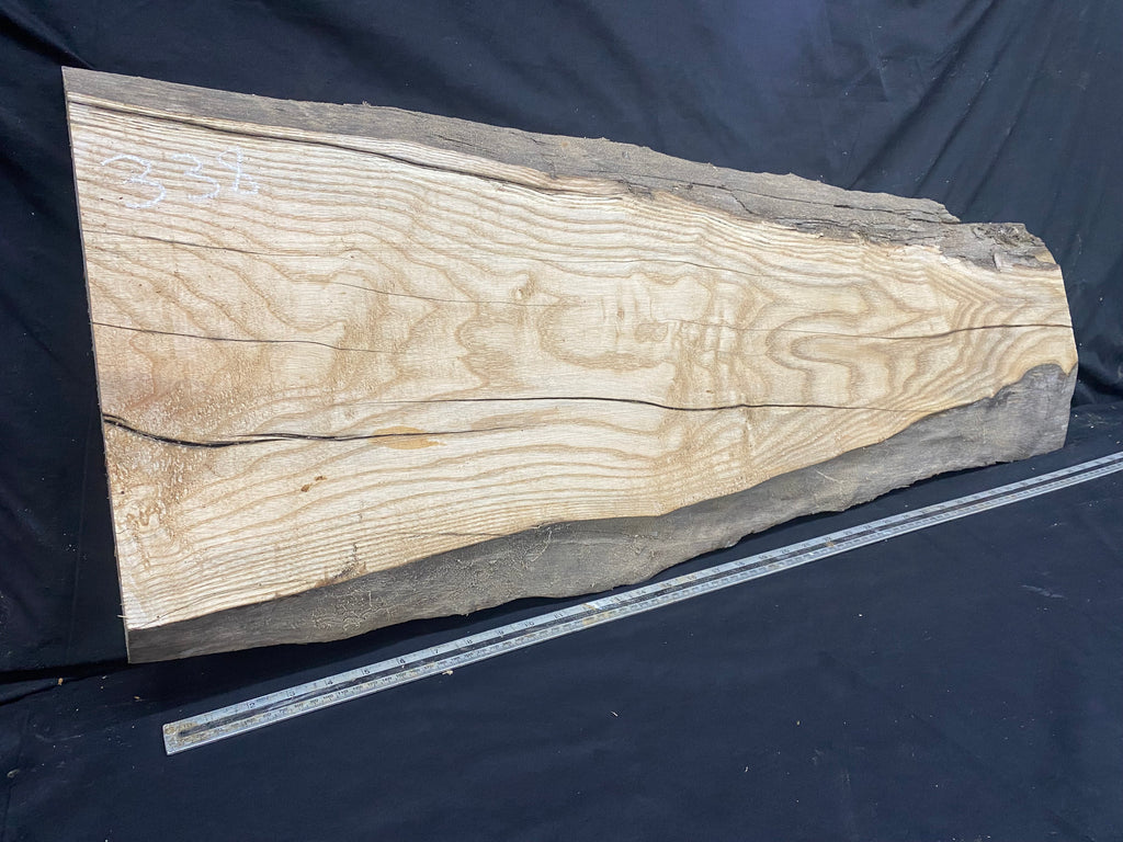 Hardwood ash, plank, 992 L x 392 W x 39 D mm     (338)