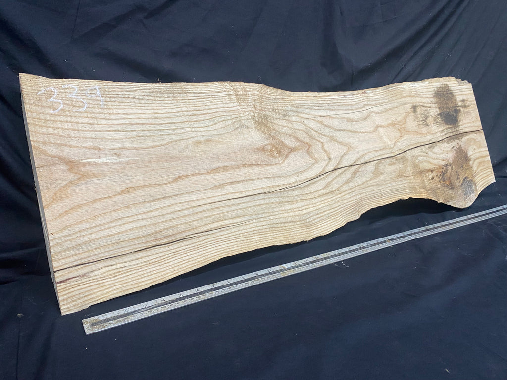 Hardwood ash, plank, 1041 L x 328 W x 41 D mm     (339)
