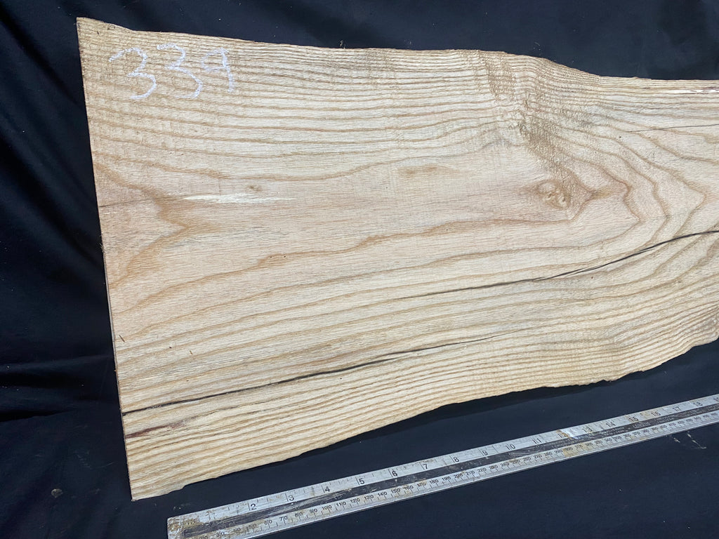 Hardwood ash, plank, 1041 L x 328 W x 41 D mm     (339)