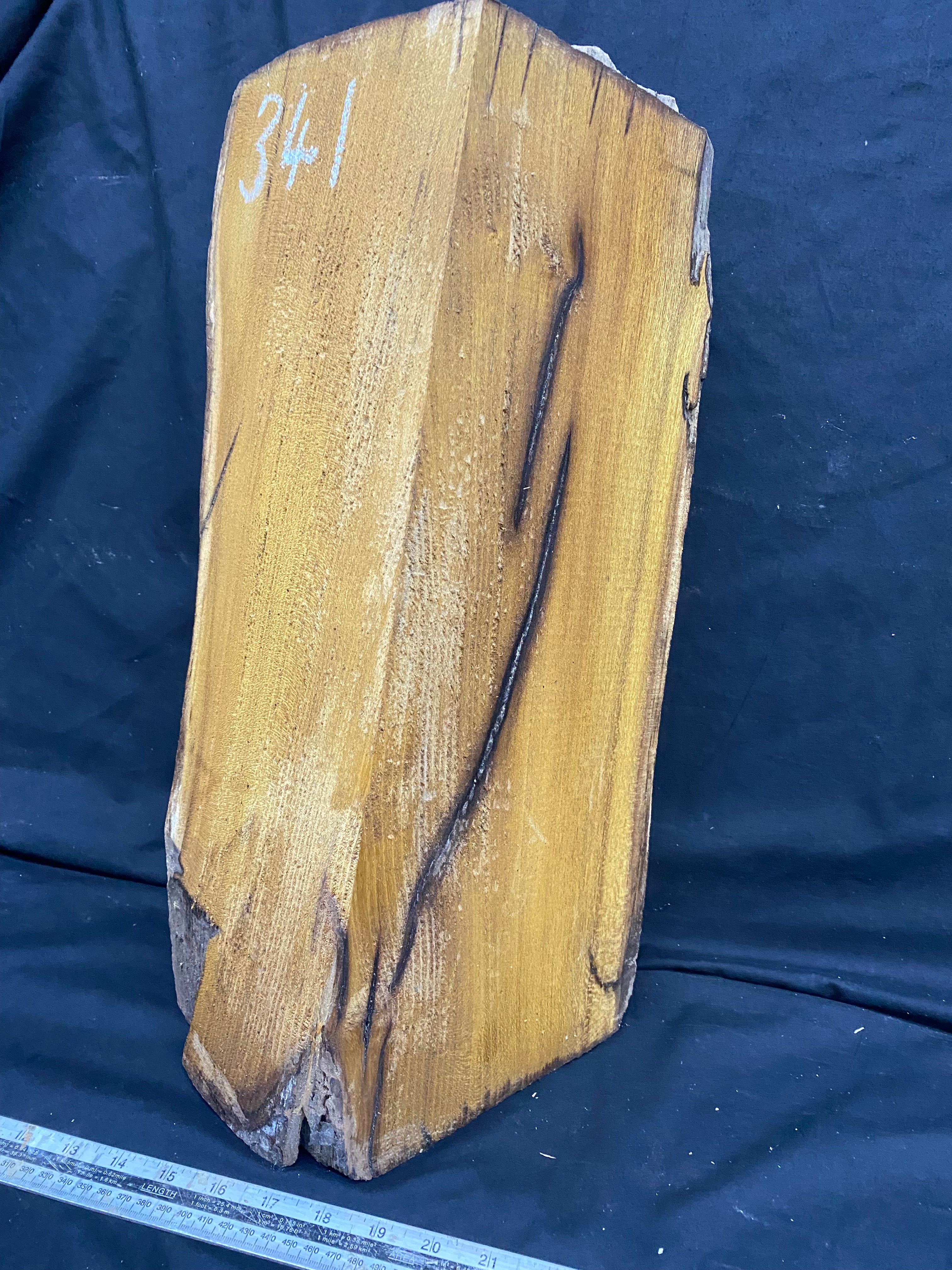 Hardwood mulberry, block dry 493 L x 200 W x 150 D mm (341)