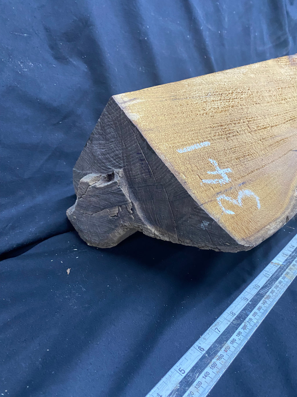 Hardwood mulberry, block dry 493 L x 200 W x 150 D mm (341)