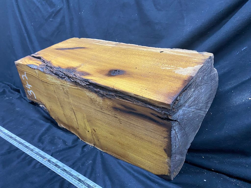 Hardwood mulberry, block dry 535 L x 215 W x 176 D mm          (342)