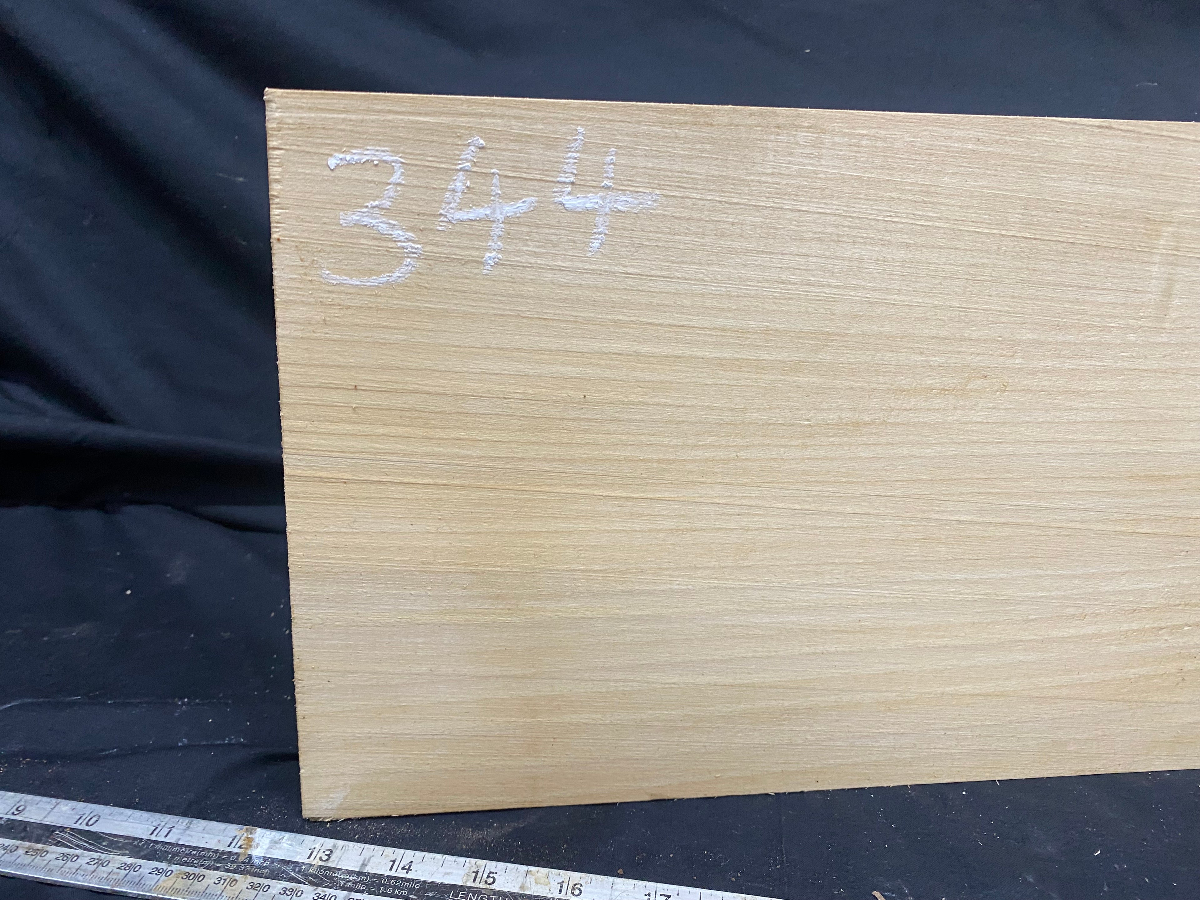 woodcarving or sculpting lime block 365 L x 215 W x 80 D mm    (344)