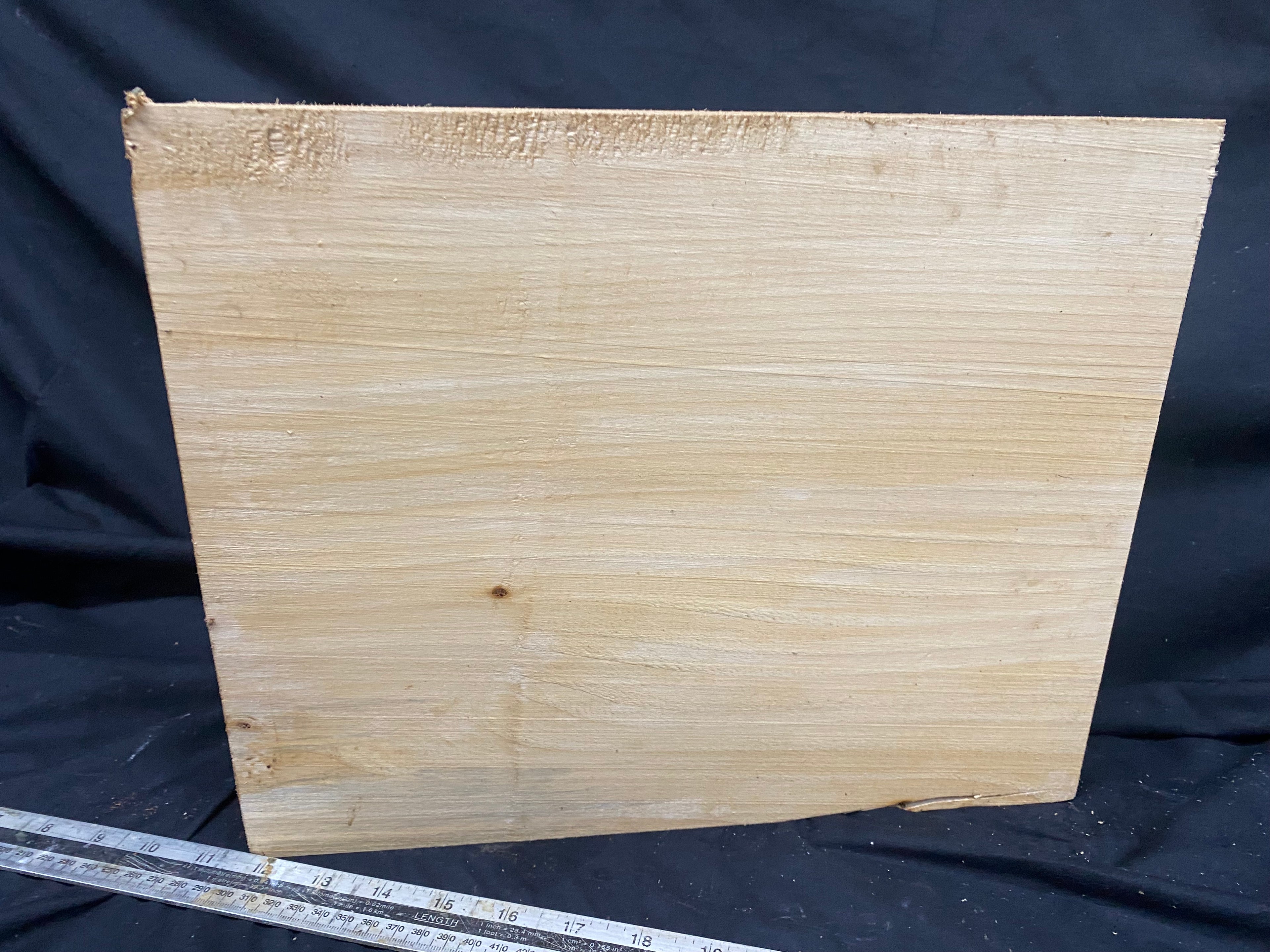 woodcarving or sculpting lime block 356 L x 285 W x 80 D mm    (345)