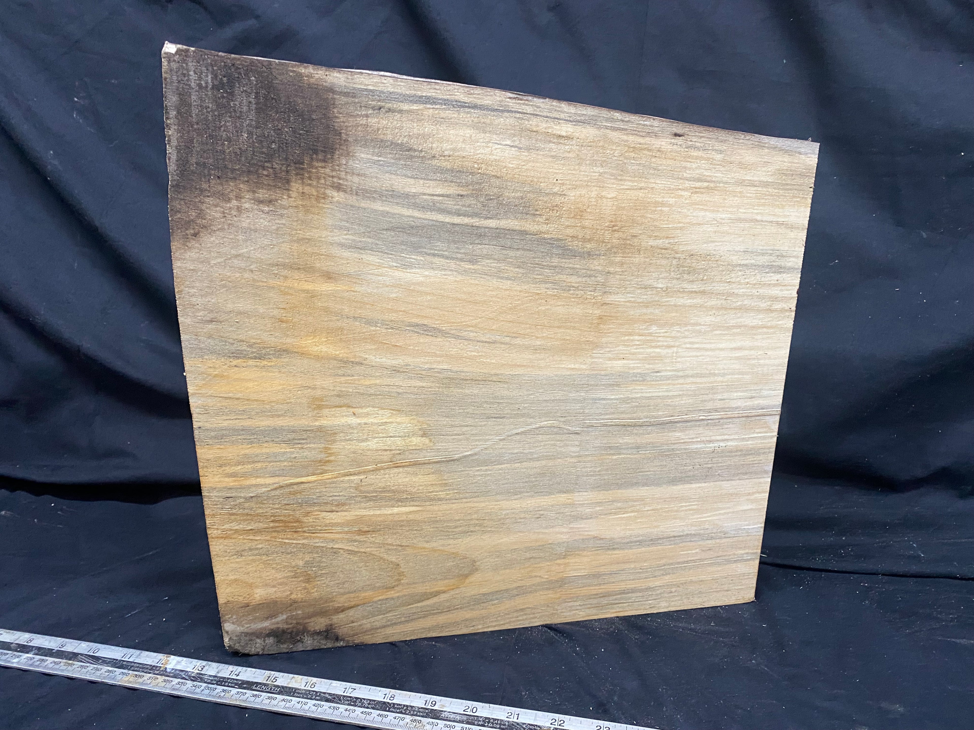 woodcarving or sculpting lime wood 370 L x 365 W x 87 D mm    (347)