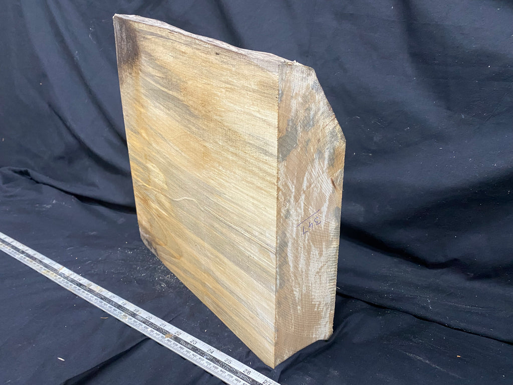 woodcarving or sculpting lime wood 370 L x 365 W x 87 D mm    (347)