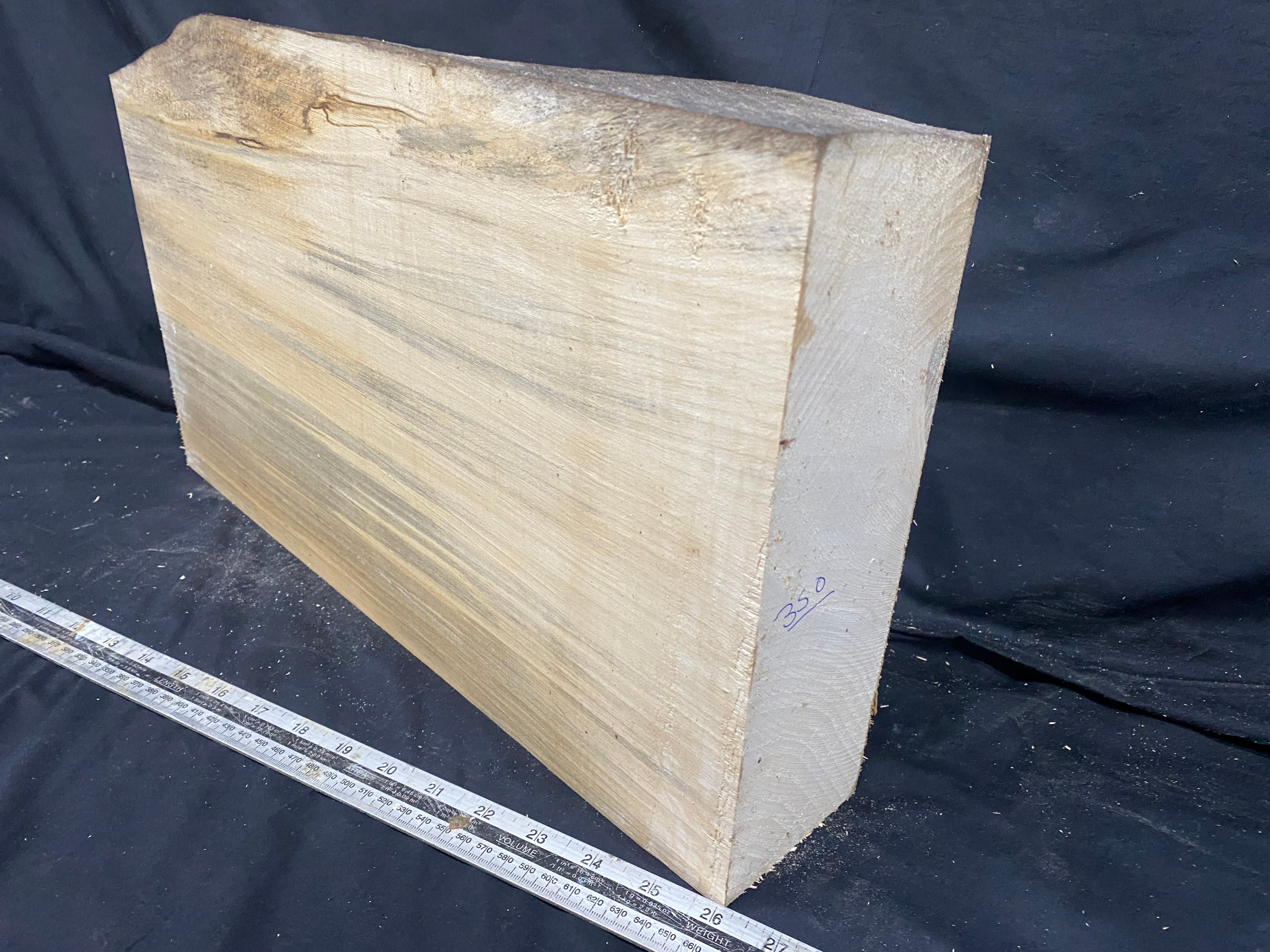 woodcarving or sculpting lime wood 478 L x 285 W x 86 D mm    (350)