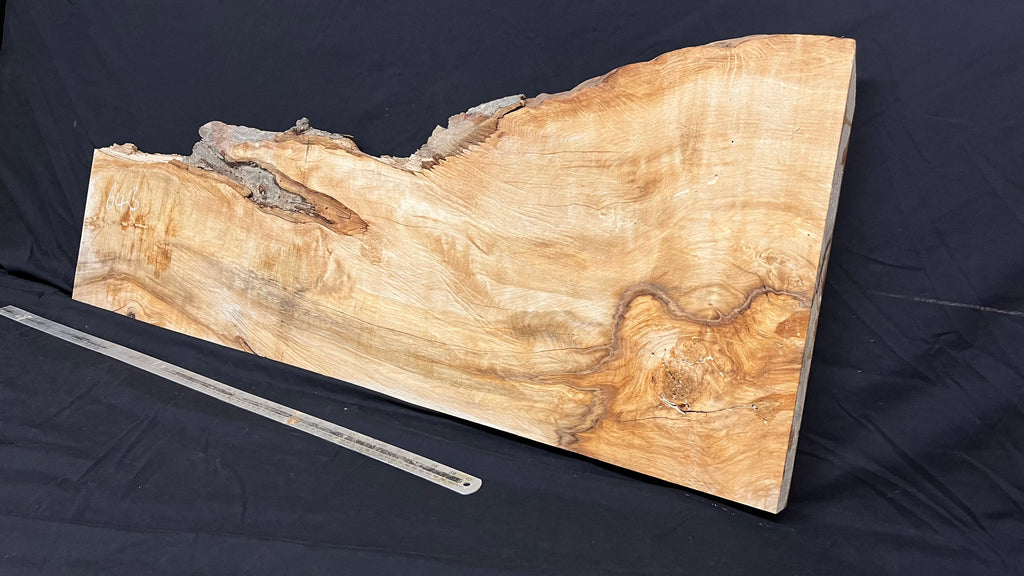 Spalted hornbeam resin table project 1199 L x 440 W x 40 D mm  (643)