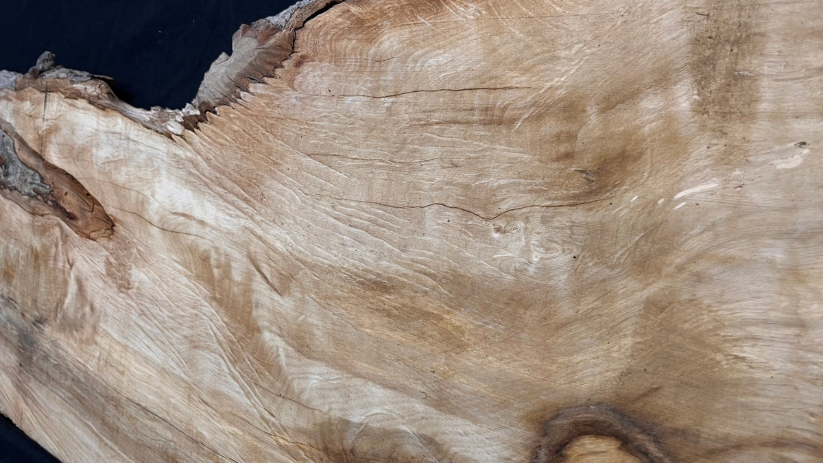 Spalted hornbeam resin table project 1199 L x 440 W x 40 D mm  (643)