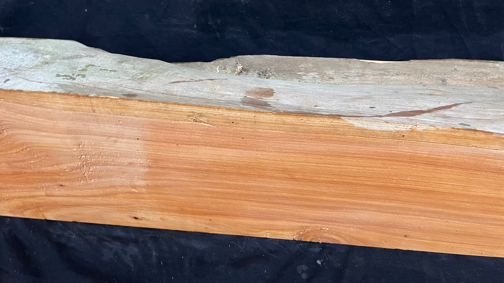 Old pine fire place mantle piece 1185 L x 197 W x 101 D mm  (655)