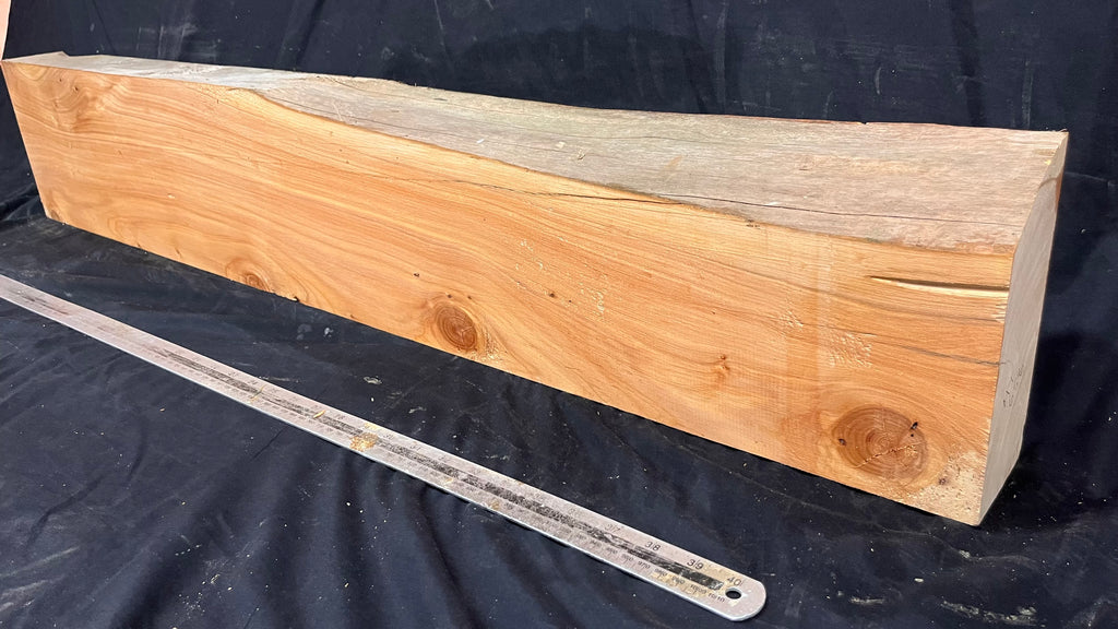 Old pine fire place mantle piece 1168 L x 200 W x 78 D mm  (mt656)
