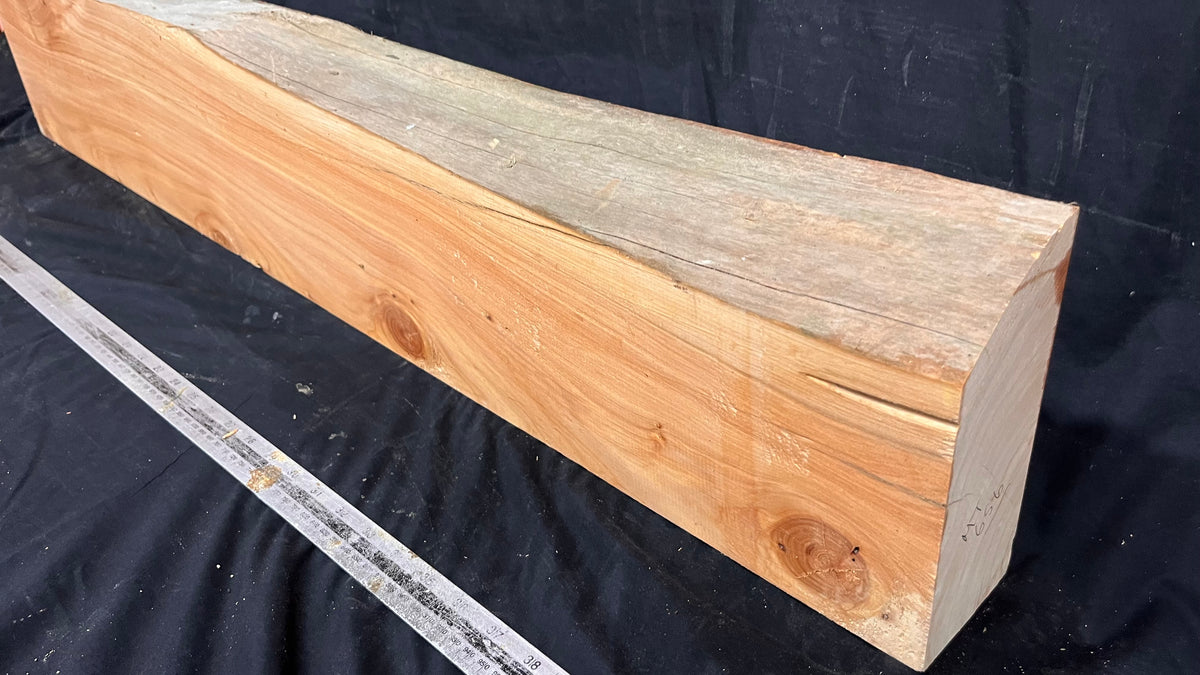 Old pine fire place mantle piece 1168 L x 200 W x 78 D mm  (mt656)