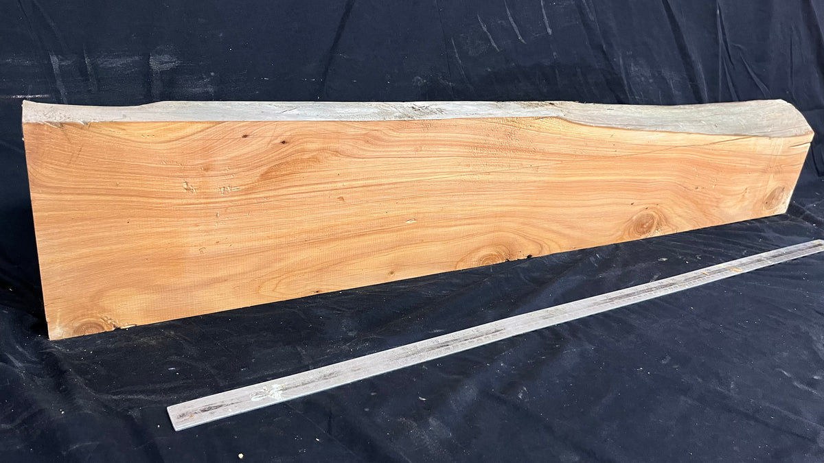 Old pine fire place mantle piece 1168 L x 200 W x 78 D mm  (mt656)