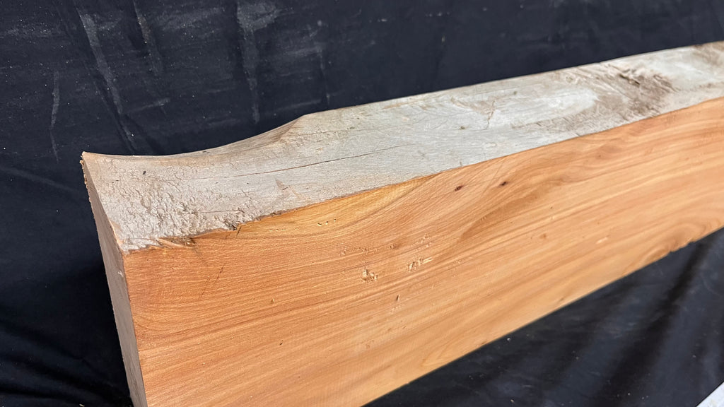 Old pine fire place mantle piece 1168 L x 200 W x 78 D mm  (mt656)
