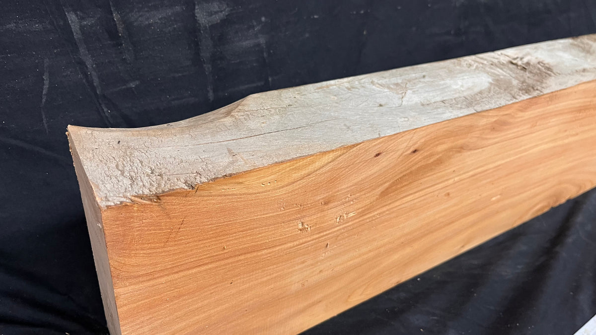 Old pine fire place mantle piece 1168 L x 200 W x 78 D mm  (mt656)