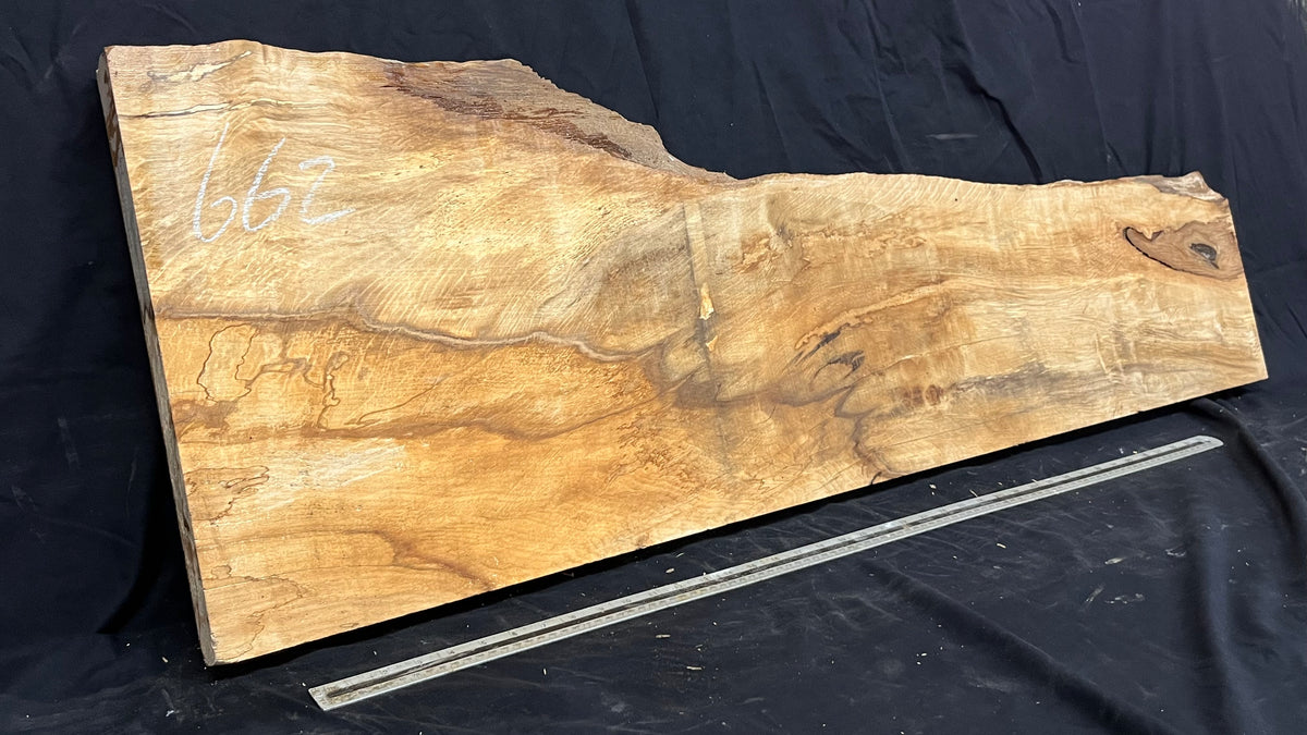Hornbeam chopping board, shelf, mantle 1290 L x 440 W x 41 D mm  (662)