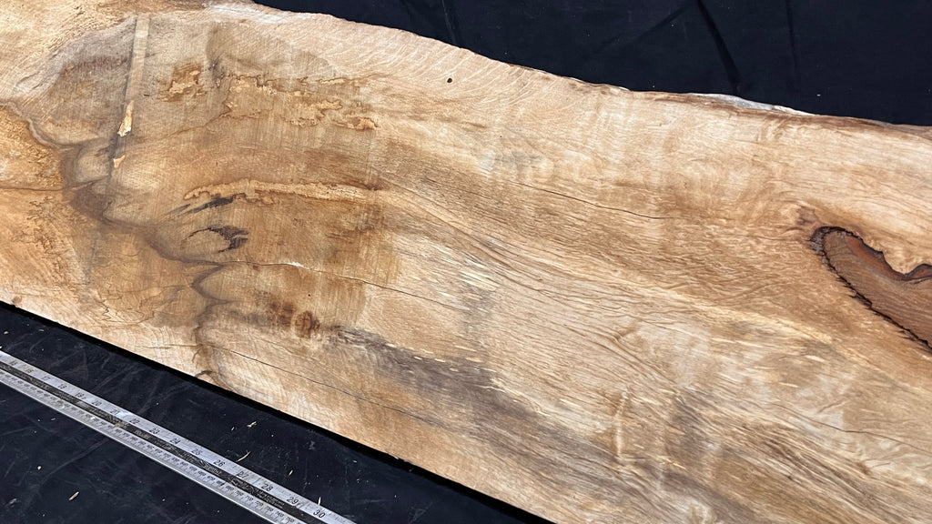 Hornbeam chopping board, shelf, mantle 1290 L x 440 W x 41 D mm  (662)