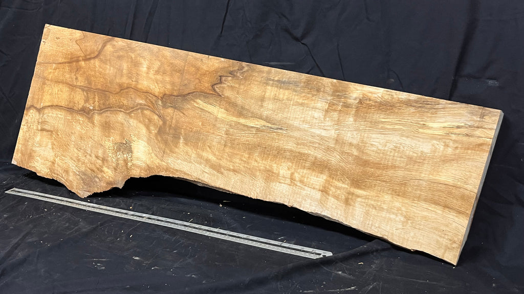 Hornbeam chopping board, shelf, mantle 1290 L x 440 W x 41 D mm  (662)