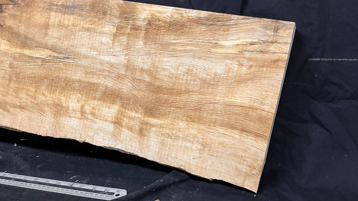 Hornbeam chopping board, shelf, mantle 1290 L x 440 W x 41 D mm  (662)