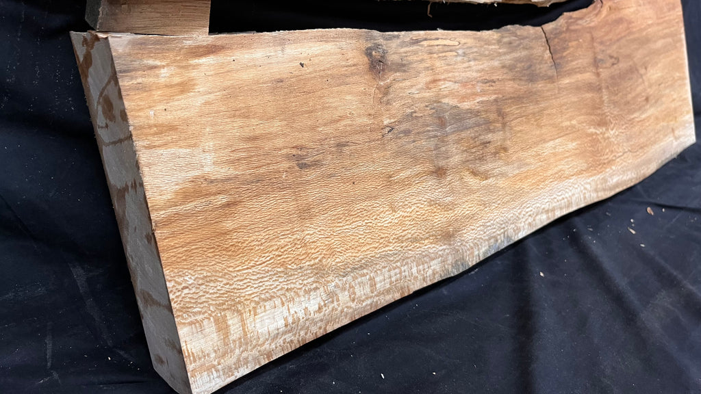 London Plane natural split resin table blank 797 L x 397 W x 62 D mm       (667)
