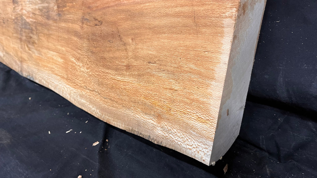 London Plane natural split resin table blank 797 L x 397 W x 62 D mm       (667)