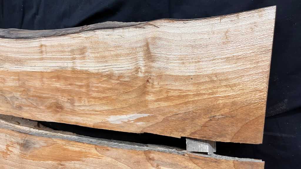 London Plane natural split resin table blank 797 L x 397 W x 62 D mm       (667)